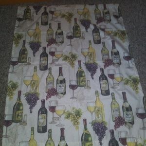 Wine Theme Curtain Set